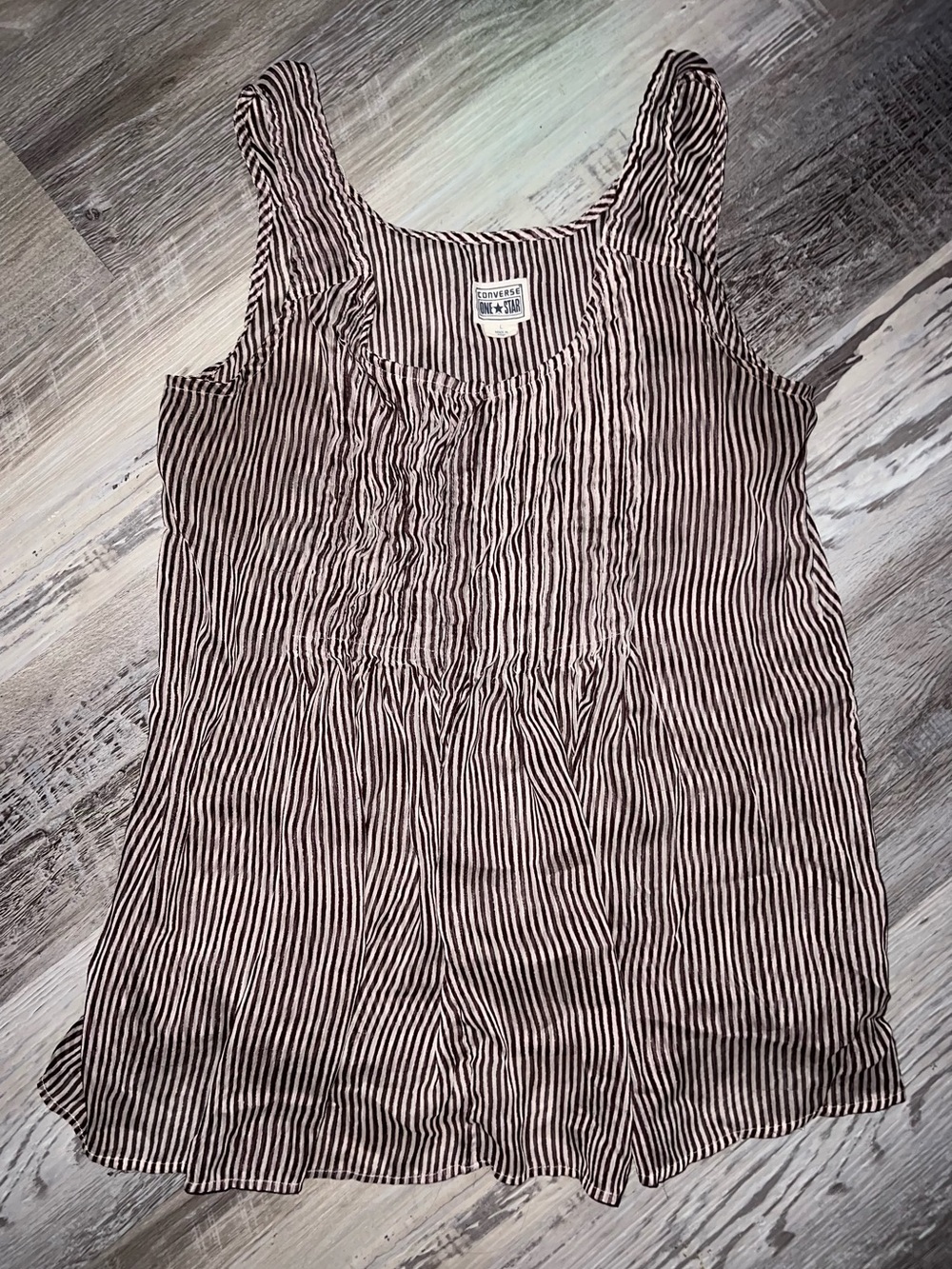 Converse Striped Sleeveless Tank Top